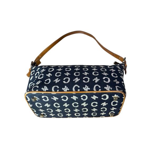 622. Celine Denim Macadam Shoulder Bag - Classic & Stylish - Picture 3 of 5